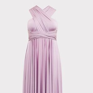 Lavender maxi convertible dress